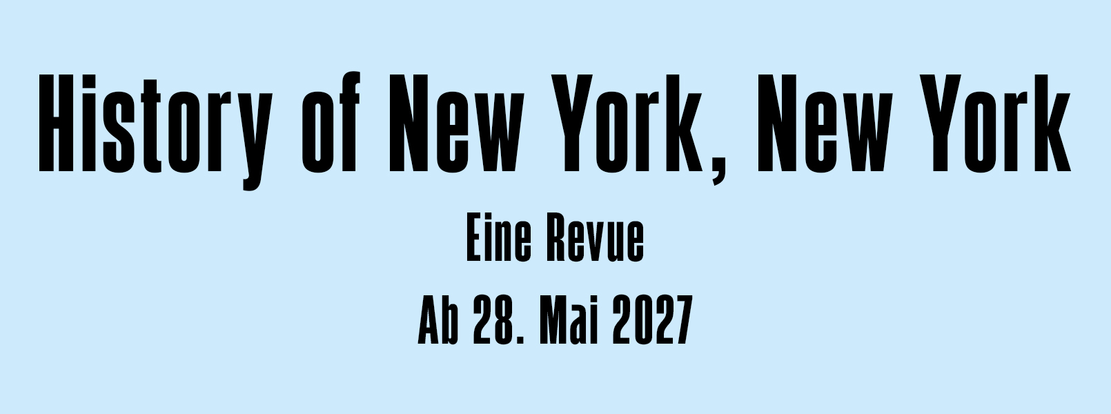 History of New York, New York